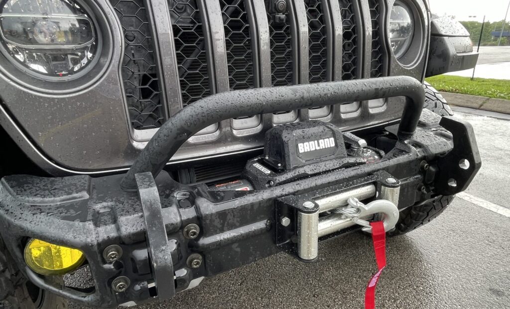 jeep front bumper with winch