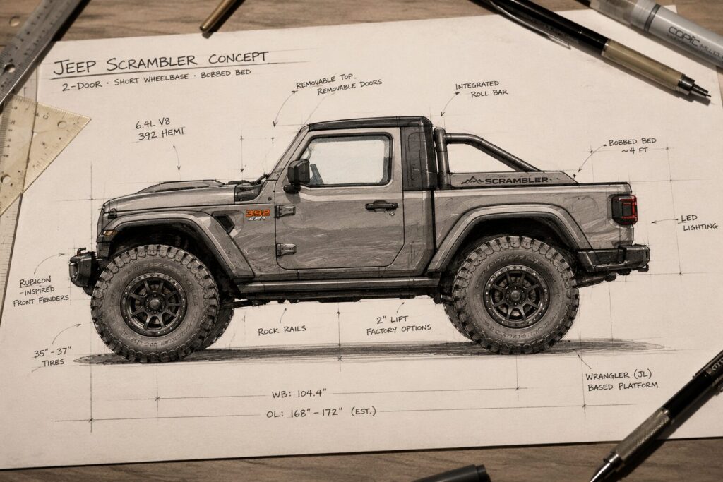 scrambler concept drawing