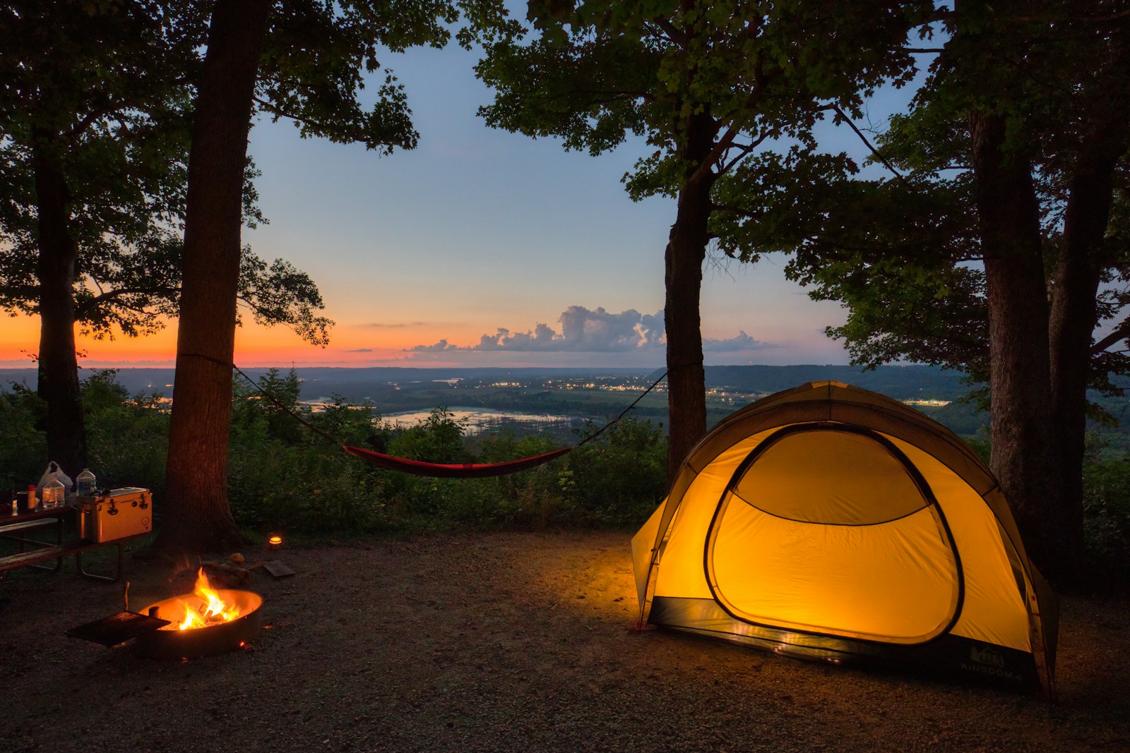 camping in the SEBDR